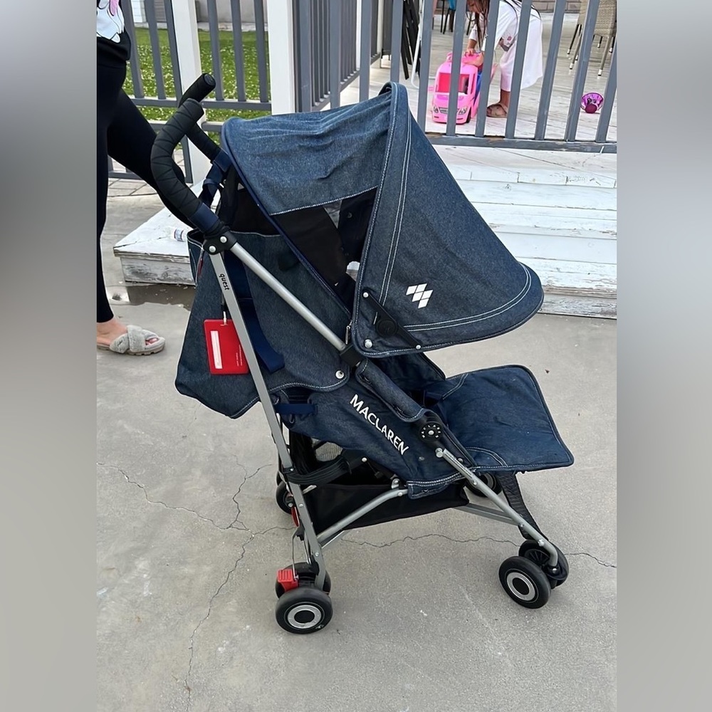 McClaren denim baby stroller 2018/2019 edition